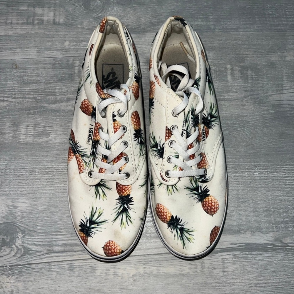 Vans Women's Platform Shoes - Pineapple Print